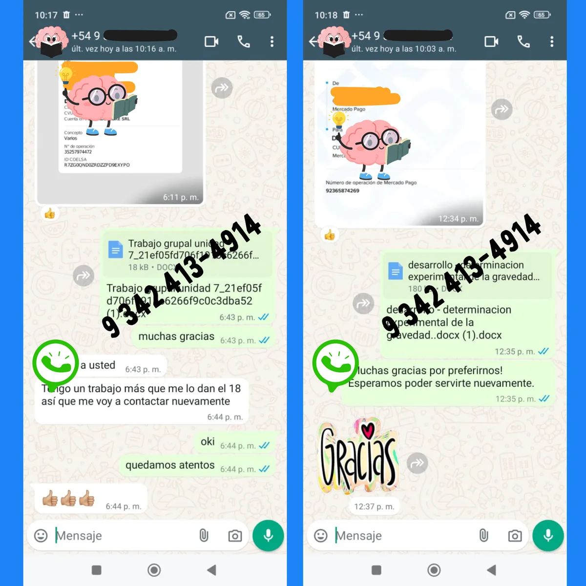 Referencia de cliente de Trabajos Helper